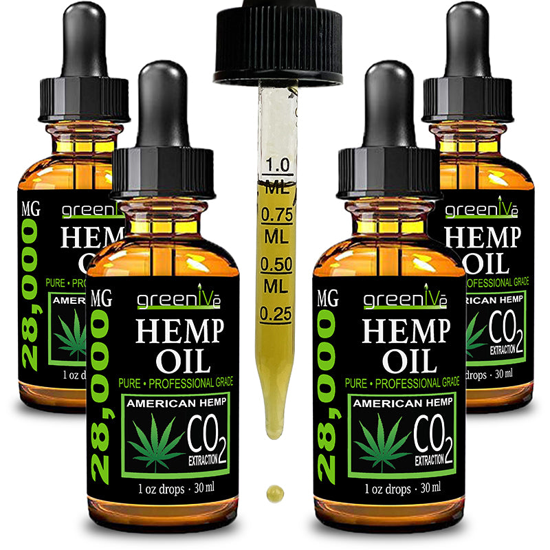 hemp tincture four pack