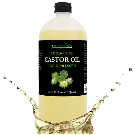 GreenIVe Castor Oil 32oz Bottle