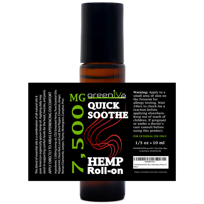 GreenIVe Hemp Roll label