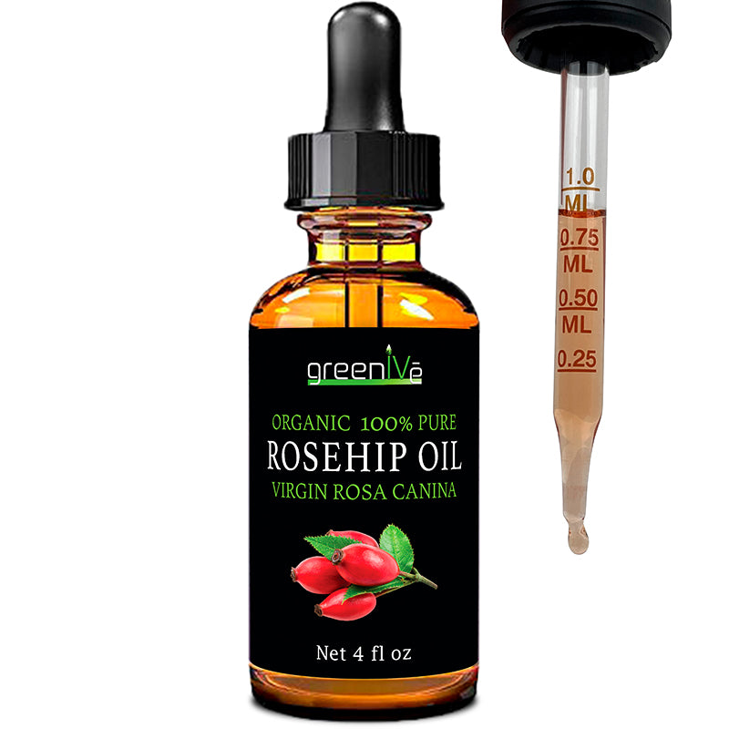 GreenIVe Rosehip Oil 4oz dropper
