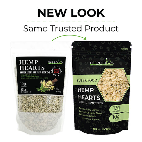 GreenIVe Hemp Hearts New Look